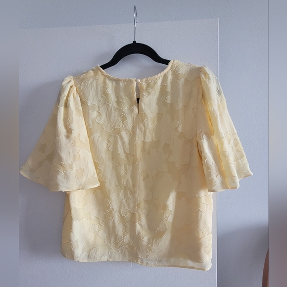 Yellow, work blouse size s - Picture 3 of 3